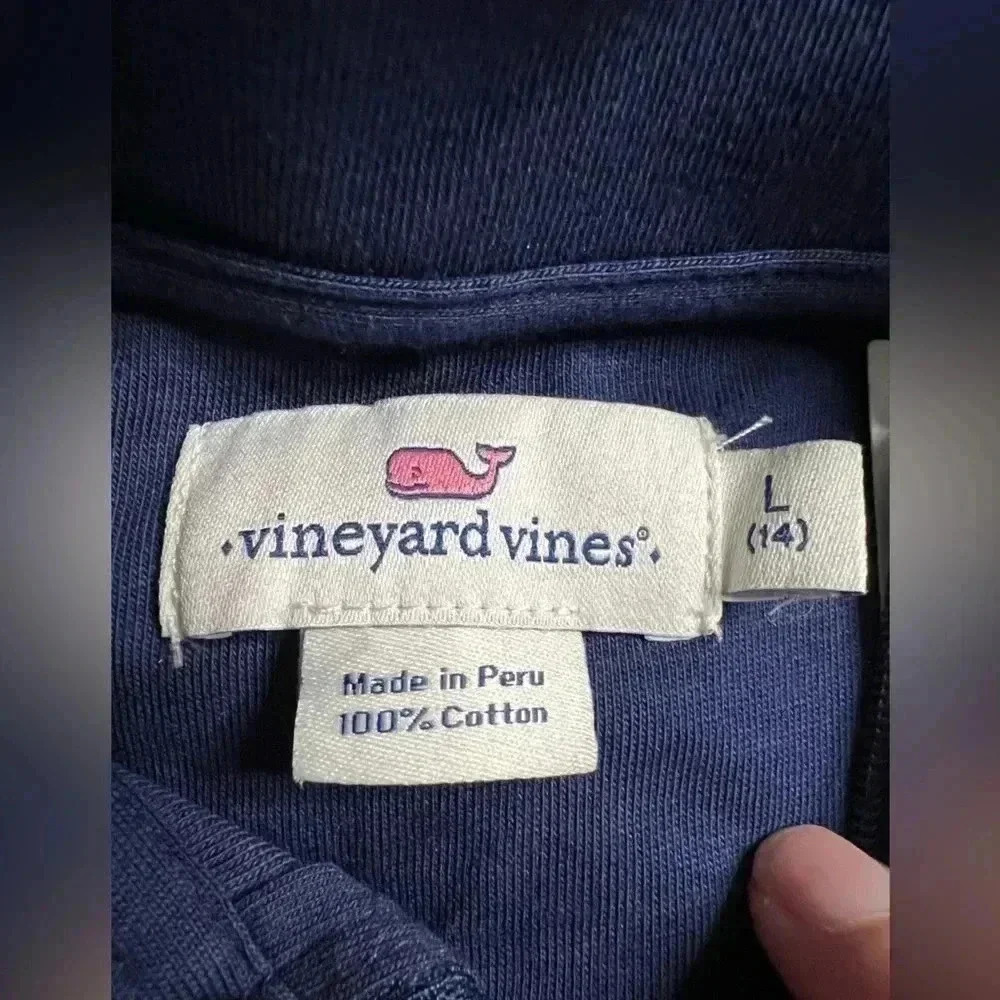 Big Kids Size Large (14) Vineyard Vines Pullover NWT - Picture 3 of 5